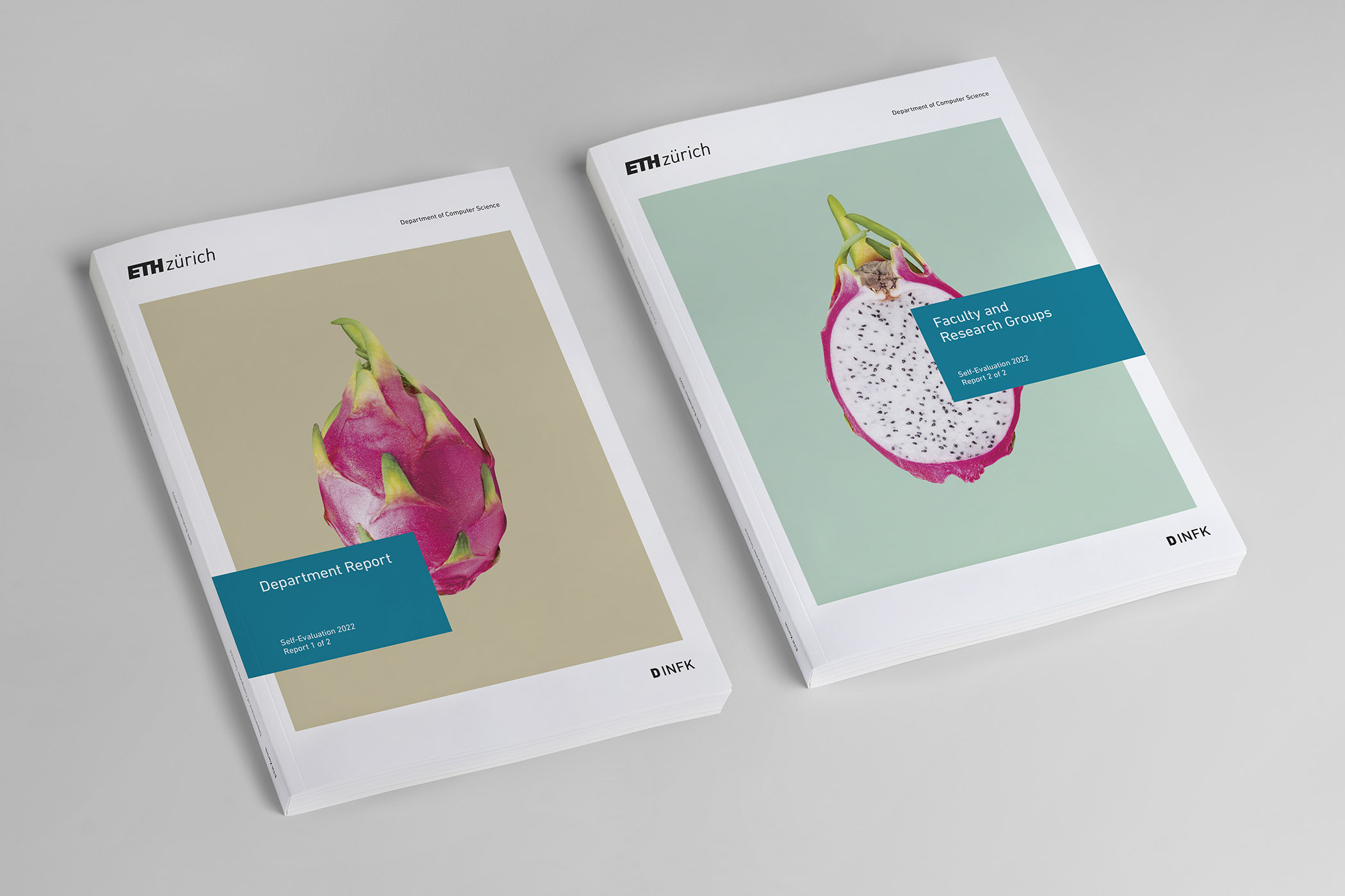 Titelseiten des Department Report und des Faculty Report